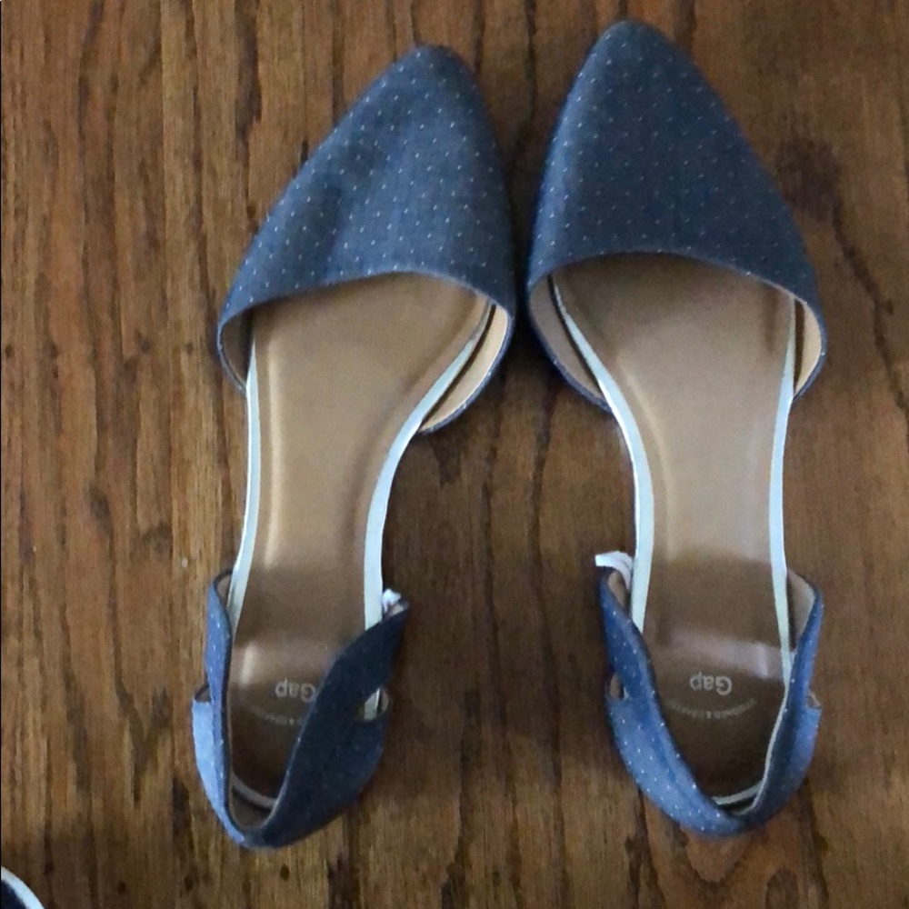 Chambray flats